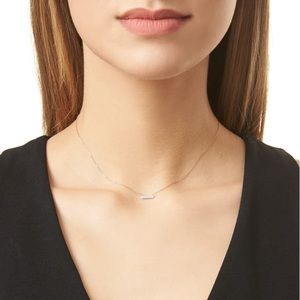 Rose Gold Diamond Bar Necklace From Nordstrom
